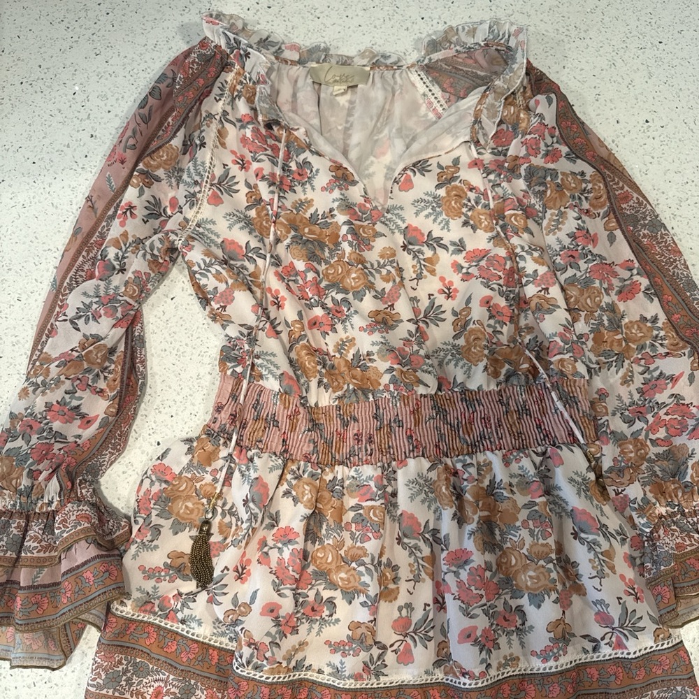 Floral Bohemian Women's Top